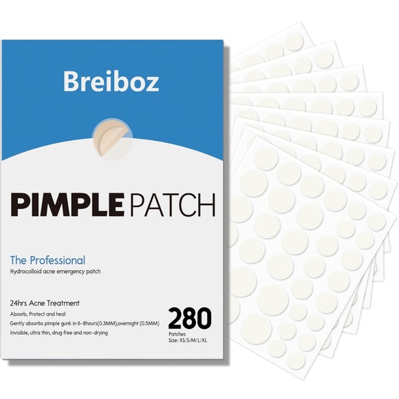 Pimple Patches Face Hydrocolloid Acne Zit Day Night Tea Tree 280 Patches SR3 - Picture 1 of 6